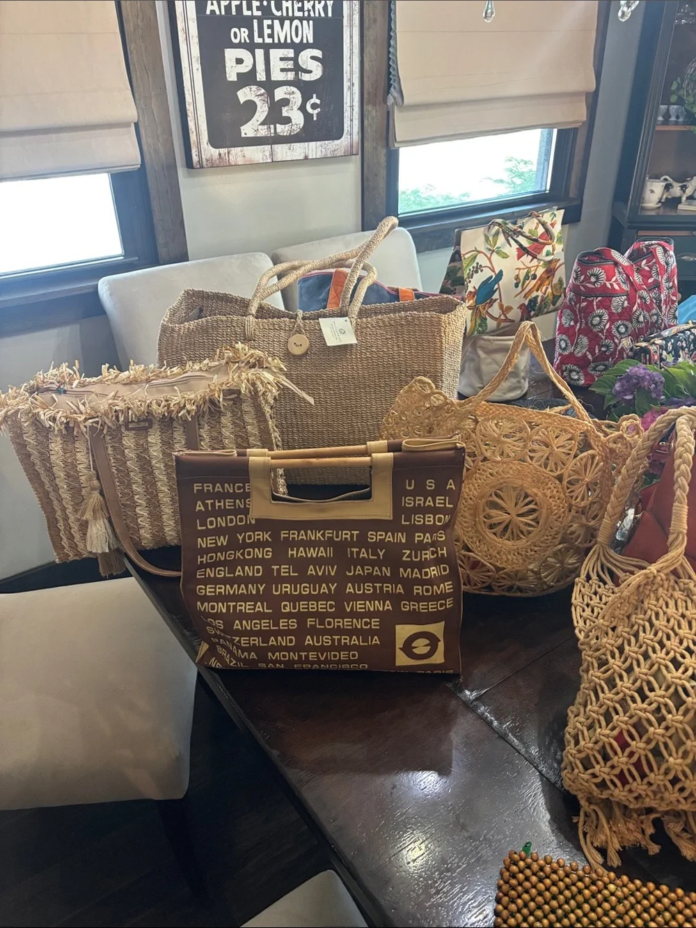 Bag Blowout Sale! Handwoven Natural Straw - Canvas - Tote Bags- and more……